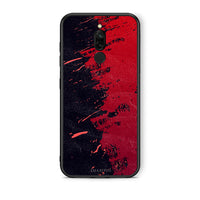 Thumbnail for Xiaomi Redmi 8 Red Paint Θήκη Αγίου Βαλεντίνου από τη Smartfits με σχέδιο στο πίσω μέρος και μαύρο περίβλημα | Smartphone case with colorful back and black bezels by Smartfits