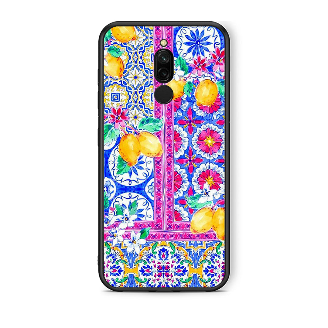 Xiaomi Redmi 8 Retro Spring θήκη από τη Smartfits με σχέδιο στο πίσω μέρος και μαύρο περίβλημα | Smartphone case with colorful back and black bezels by Smartfits
