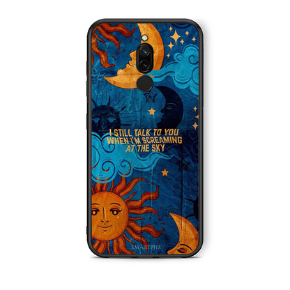 Xiaomi Redmi 8 Screaming Sky θήκη από τη Smartfits με σχέδιο στο πίσω μέρος και μαύρο περίβλημα | Smartphone case with colorful back and black bezels by Smartfits