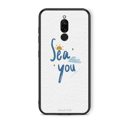 Xiaomi Redmi 8 Sea You Θήκη από τη Smartfits με σχέδιο στο πίσω μέρος και μαύρο περίβλημα | Smartphone case with colorful back and black bezels by Smartfits