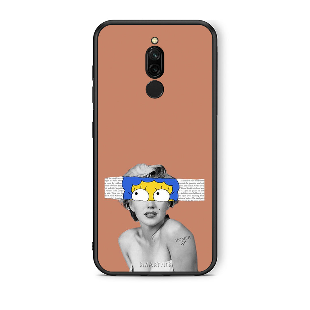 Xiaomi Redmi 8 Sim Merilyn θήκη από τη Smartfits με σχέδιο στο πίσω μέρος και μαύρο περίβλημα | Smartphone case with colorful back and black bezels by Smartfits