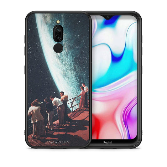 Θήκη Xiaomi Redmi 8 Surreal View από τη Smartfits με σχέδιο στο πίσω μέρος και μαύρο περίβλημα | Xiaomi Redmi 8 Surreal View case with colorful back and black bezels