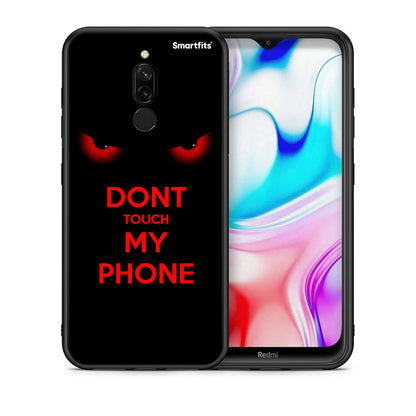 Θήκη Xiaomi Redmi 8 Touch My Phone από τη Smartfits με σχέδιο στο πίσω μέρος και μαύρο περίβλημα | Xiaomi Redmi 8 Touch My Phone case with colorful back and black bezels