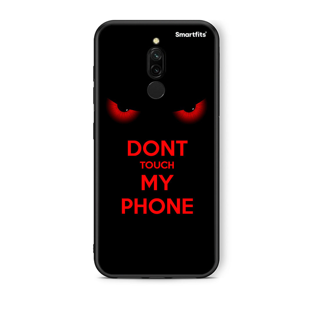 Xiaomi Redmi 8 Touch My Phone Θήκη από τη Smartfits με σχέδιο στο πίσω μέρος και μαύρο περίβλημα | Smartphone case with colorful back and black bezels by Smartfits