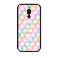 Thumbnail for Xiaomi Redmi 8 White Daisies θήκη από τη Smartfits με σχέδιο στο πίσω μέρος και μαύρο περίβλημα | Smartphone case with colorful back and black bezels by Smartfits