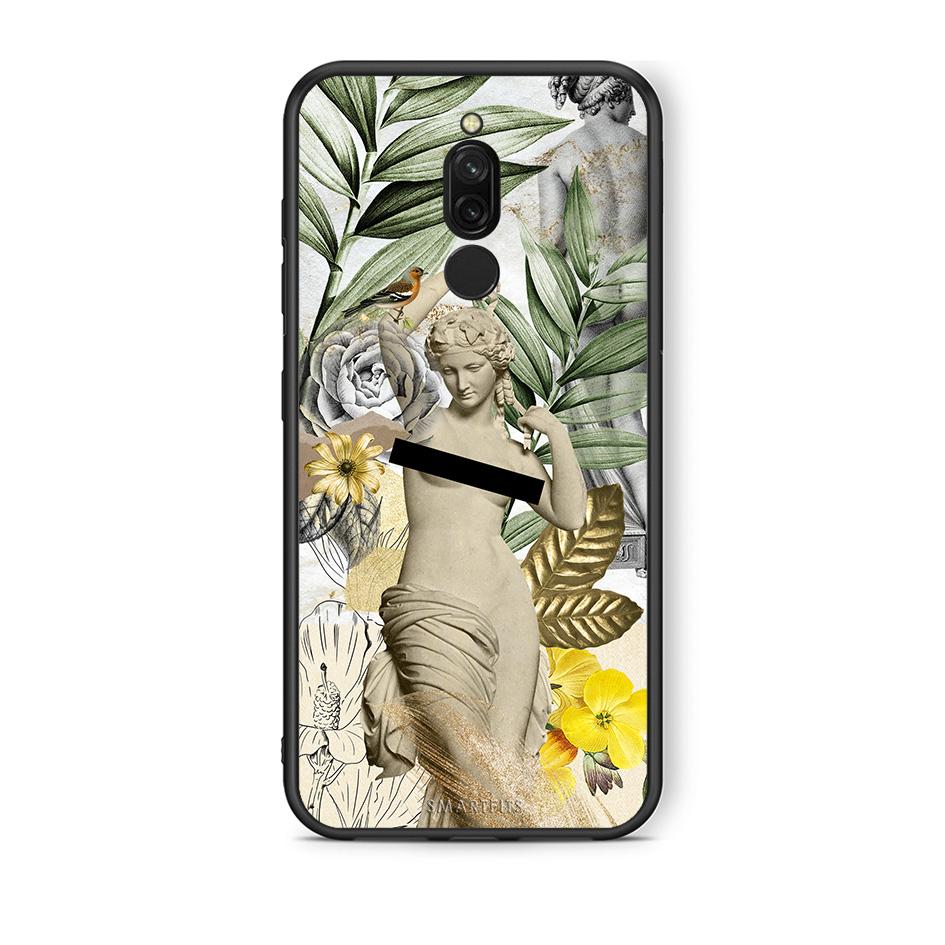 Xiaomi Redmi 8 Woman Statue θήκη από τη Smartfits με σχέδιο στο πίσω μέρος και μαύρο περίβλημα | Smartphone case with colorful back and black bezels by Smartfits
