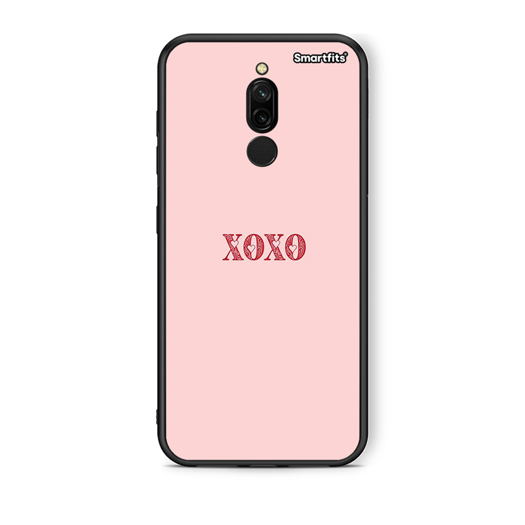 Xiaomi Redmi 8 XOXO Love θήκη από τη Smartfits με σχέδιο στο πίσω μέρος και μαύρο περίβλημα | Smartphone case with colorful back and black bezels by Smartfits