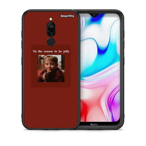 Θήκη Xiaomi Redmi 8 Xmas Ultimate Spirit από τη Smartfits με σχέδιο στο πίσω μέρος και μαύρο περίβλημα | Xiaomi Redmi 8 Xmas Ultimate Spirit case with colorful back and black bezels