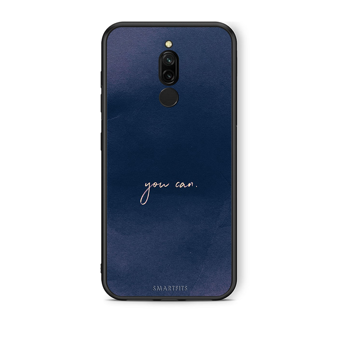 Xiaomi Redmi 8 You Can θήκη από τη Smartfits με σχέδιο στο πίσω μέρος και μαύρο περίβλημα | Smartphone case with colorful back and black bezels by Smartfits