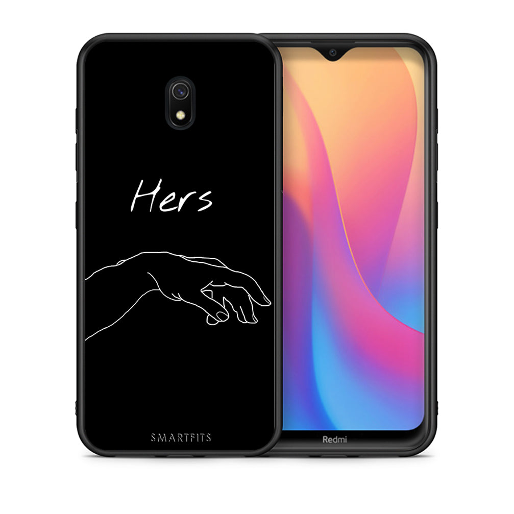 Θήκη Αγίου Βαλεντίνου Xiaomi Redmi 8A Aeshetic Love 1 από τη Smartfits με σχέδιο στο πίσω μέρος και μαύρο περίβλημα | Xiaomi Redmi 8A Aeshetic Love 1 case with colorful back and black bezels