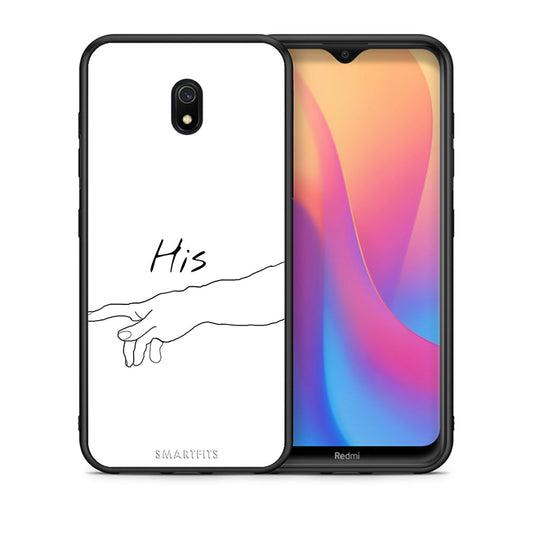Θήκη Αγίου Βαλεντίνου Xiaomi Redmi 8A Aeshetic Love 2 από τη Smartfits με σχέδιο στο πίσω μέρος και μαύρο περίβλημα | Xiaomi Redmi 8A Aeshetic Love 2 case with colorful back and black bezels