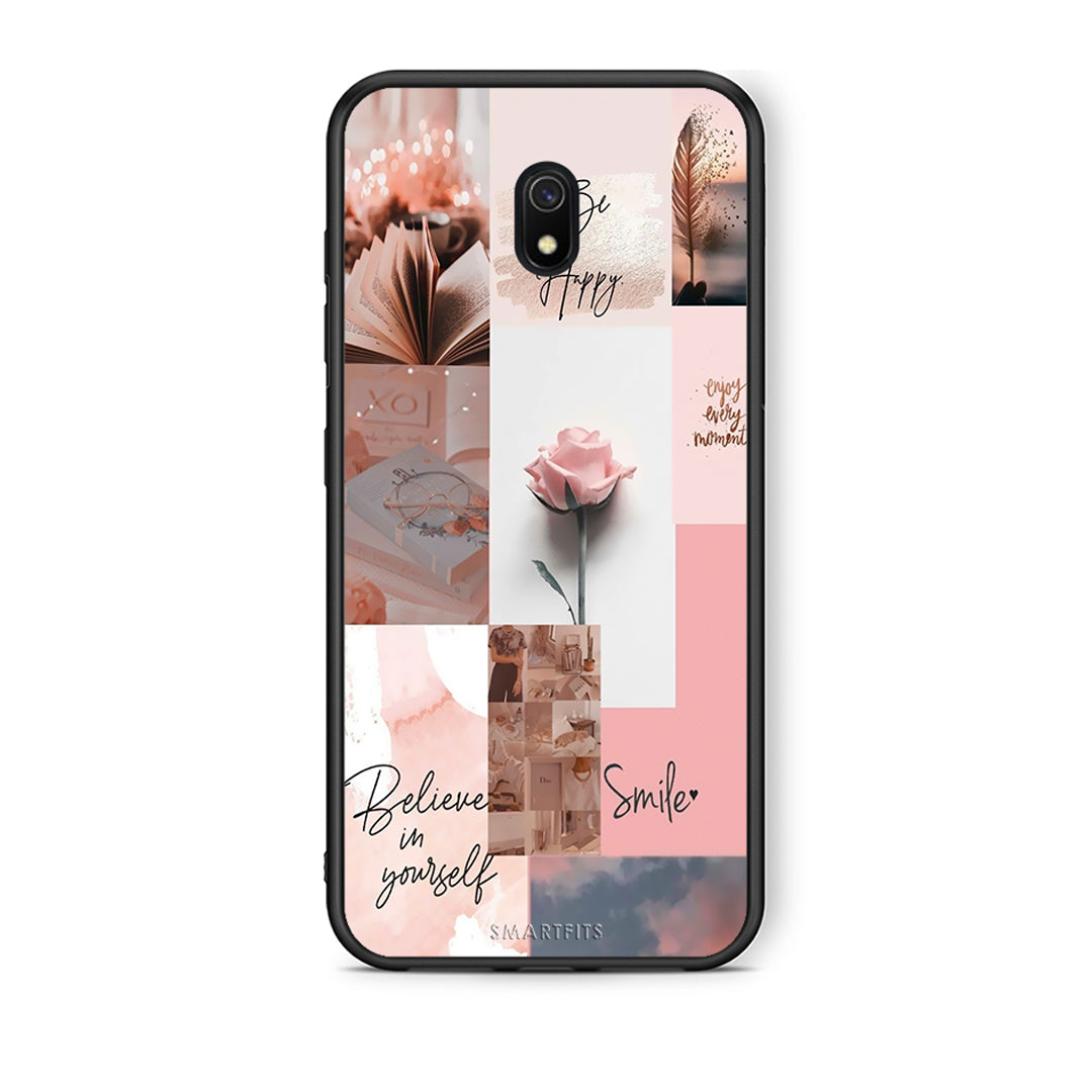 Xiaomi Redmi 8A Aesthetic Collage θήκη από τη Smartfits με σχέδιο στο πίσω μέρος και μαύρο περίβλημα | Smartphone case with colorful back and black bezels by Smartfits