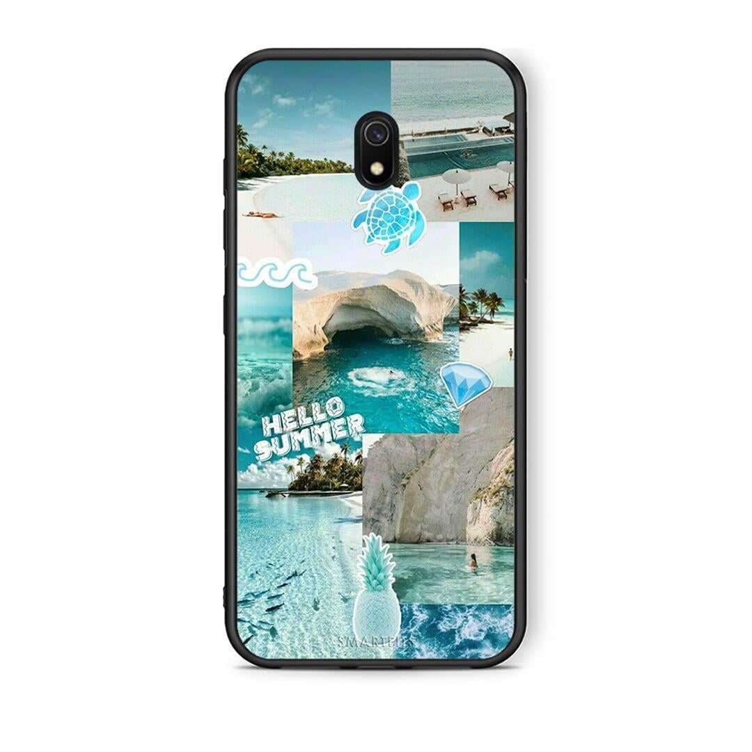 Xiaomi Redmi 8A Aesthetic Summer Θήκη από τη Smartfits με σχέδιο στο πίσω μέρος και μαύρο περίβλημα | Smartphone case with colorful back and black bezels by Smartfits