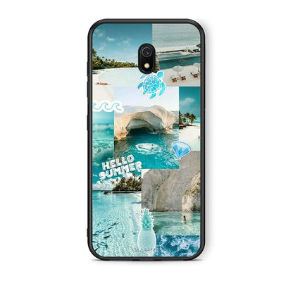 Xiaomi Redmi 8A Aesthetic Summer Θήκη από τη Smartfits με σχέδιο στο πίσω μέρος και μαύρο περίβλημα | Smartphone case with colorful back and black bezels by Smartfits