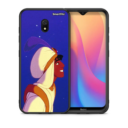 Θήκη Xiaomi Redmi 8A Alladin And Jasmine Love 1 από τη Smartfits με σχέδιο στο πίσω μέρος και μαύρο περίβλημα | Xiaomi Redmi 8A Alladin And Jasmine Love 1 case with colorful back and black bezels