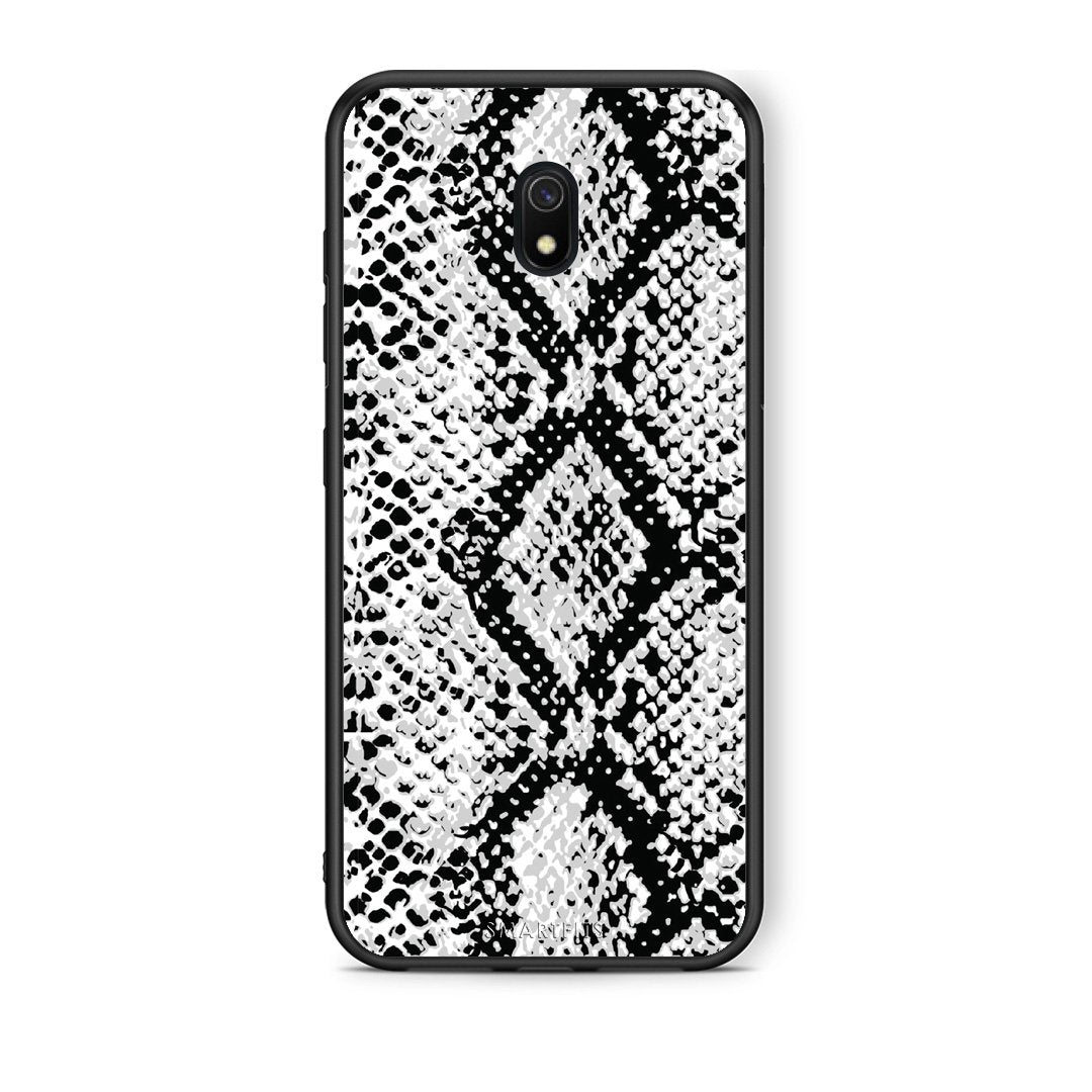 24 - Xiaomi Redmi 8A White Snake Animal case, cover, bumper