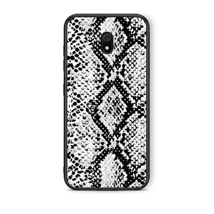 24 - Xiaomi Redmi 8A White Snake Animal case, cover, bumper