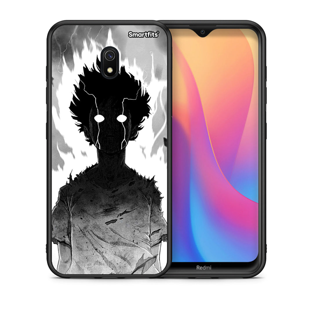 Θήκη Xiaomi Redmi 8A Anime Boy από τη Smartfits με σχέδιο στο πίσω μέρος και μαύρο περίβλημα | Xiaomi Redmi 8A Anime Boy case with colorful back and black bezels