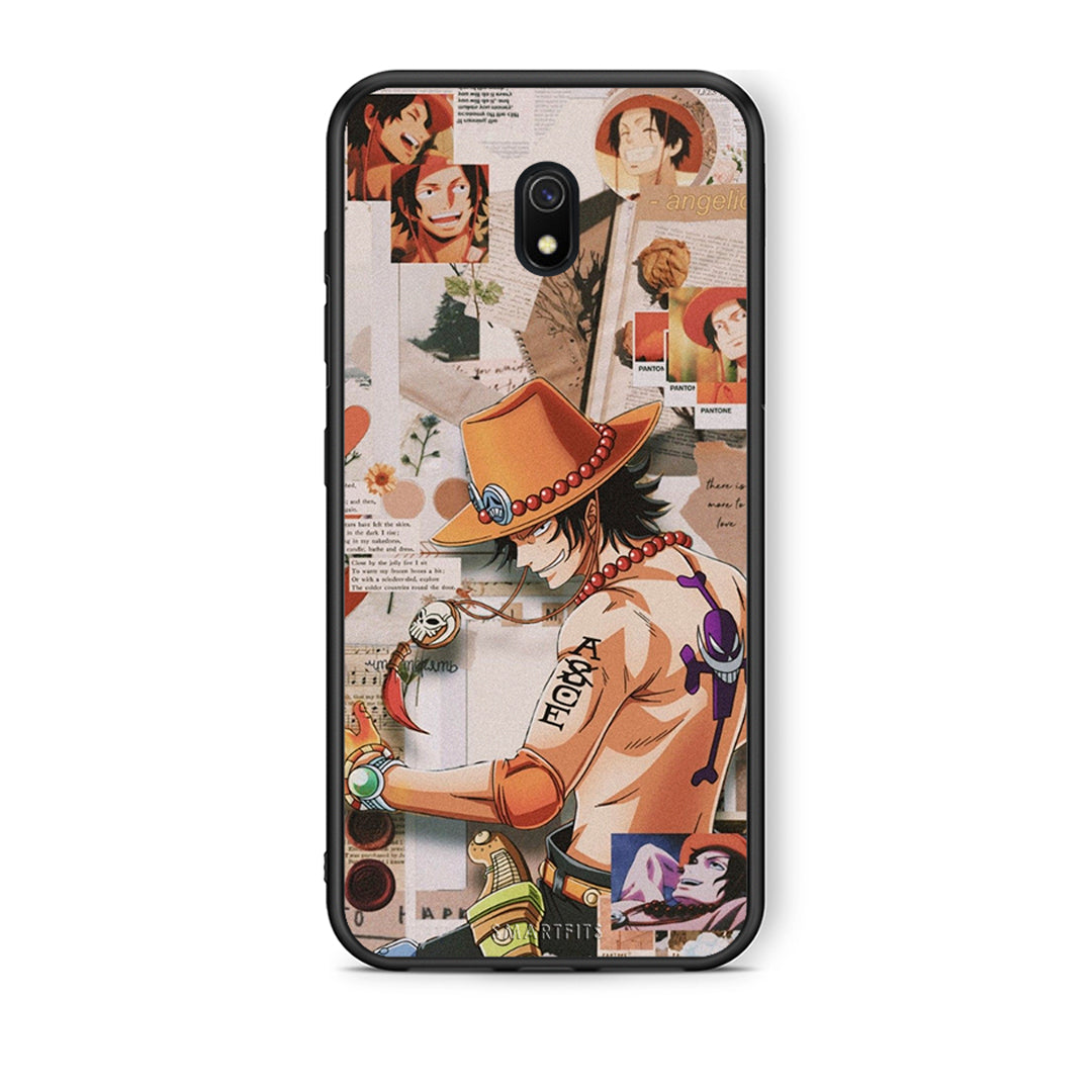 Xiaomi Redmi 8A Anime Collage θήκη από τη Smartfits με σχέδιο στο πίσω μέρος και μαύρο περίβλημα | Smartphone case with colorful back and black bezels by Smartfits