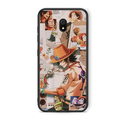 Xiaomi Redmi 8A Anime Collage θήκη από τη Smartfits με σχέδιο στο πίσω μέρος και μαύρο περίβλημα | Smartphone case with colorful back and black bezels by Smartfits