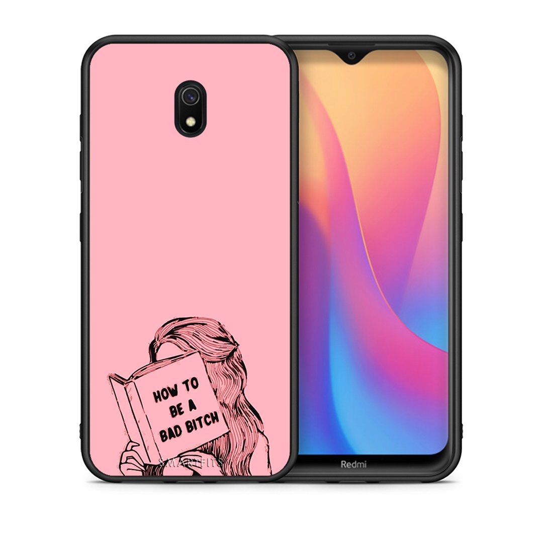 Θήκη Xiaomi Redmi 8A Bad Bitch από τη Smartfits με σχέδιο στο πίσω μέρος και μαύρο περίβλημα | Xiaomi Redmi 8A Bad Bitch case with colorful back and black bezels