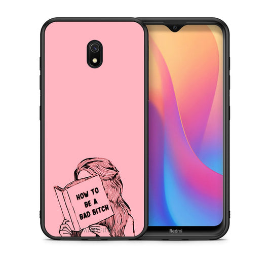 Θήκη Xiaomi Redmi 8A Bad Bitch από τη Smartfits με σχέδιο στο πίσω μέρος και μαύρο περίβλημα | Xiaomi Redmi 8A Bad Bitch case with colorful back and black bezels