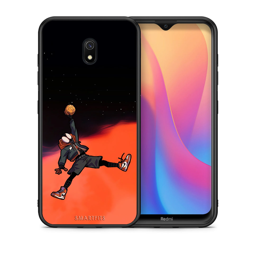 Θήκη Xiaomi Redmi 8A Basketball Hero από τη Smartfits με σχέδιο στο πίσω μέρος και μαύρο περίβλημα | Xiaomi Redmi 8A Basketball Hero case with colorful back and black bezels