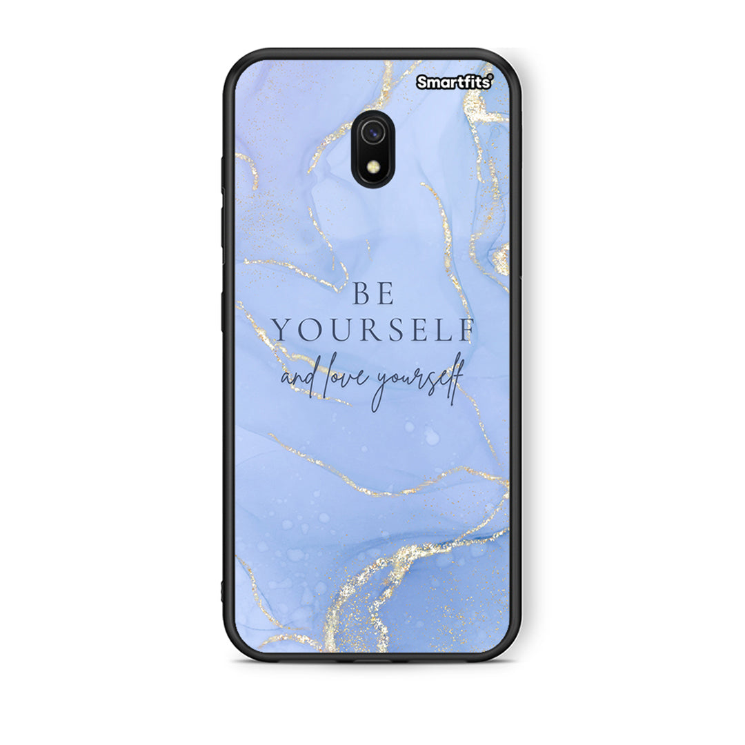 Xiaomi Redmi 8A Be Yourself θήκη από τη Smartfits με σχέδιο στο πίσω μέρος και μαύρο περίβλημα | Smartphone case with colorful back and black bezels by Smartfits