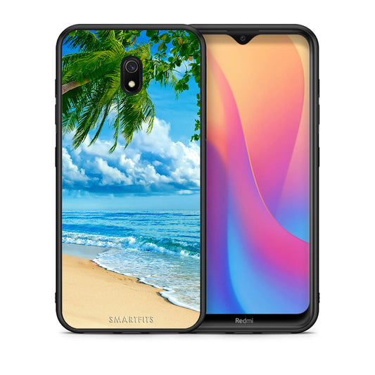 Θήκη Xiaomi Redmi 8A Beautiful Beach από τη Smartfits με σχέδιο στο πίσω μέρος και μαύρο περίβλημα | Xiaomi Redmi 8A Beautiful Beach case with colorful back and black bezels