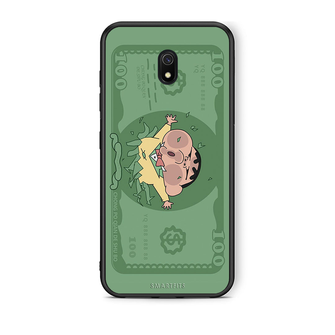 Xiaomi Redmi 8A Big Money Θήκη Αγίου Βαλεντίνου από τη Smartfits με σχέδιο στο πίσω μέρος και μαύρο περίβλημα | Smartphone case with colorful back and black bezels by Smartfits