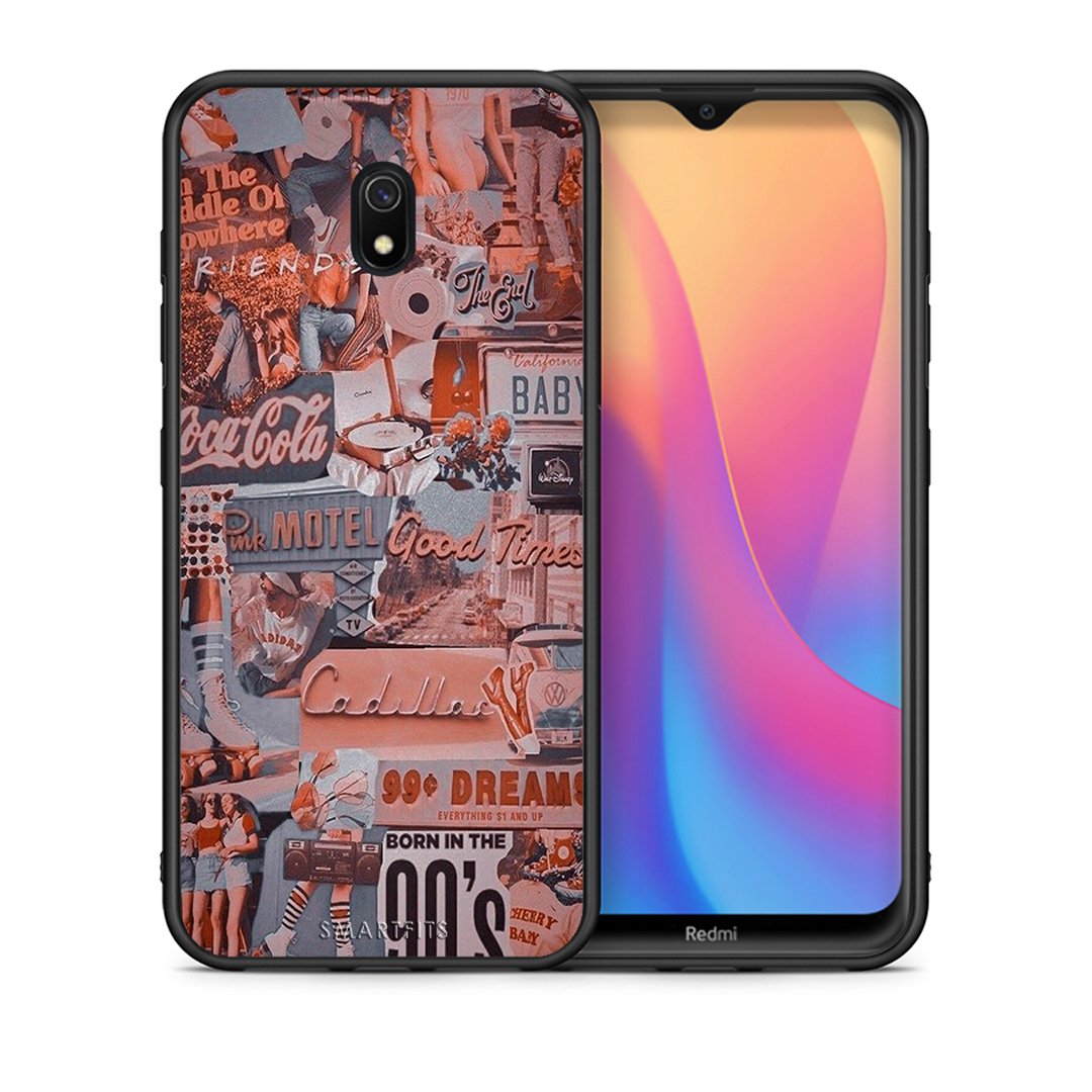 Θήκη Xiaomi Redmi 8A Born In 90s από τη Smartfits με σχέδιο στο πίσω μέρος και μαύρο περίβλημα | Xiaomi Redmi 8A Born In 90s case with colorful back and black bezels