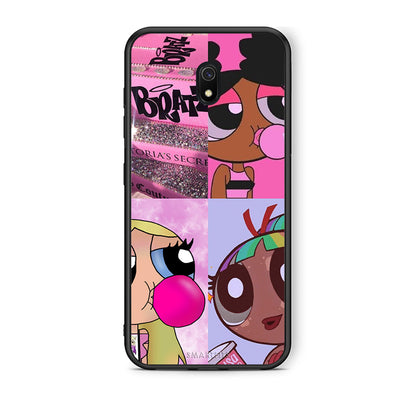 Xiaomi Redmi 8A Bubble Girls Θήκη Αγίου Βαλεντίνου από τη Smartfits με σχέδιο στο πίσω μέρος και μαύρο περίβλημα | Smartphone case with colorful back and black bezels by Smartfits
