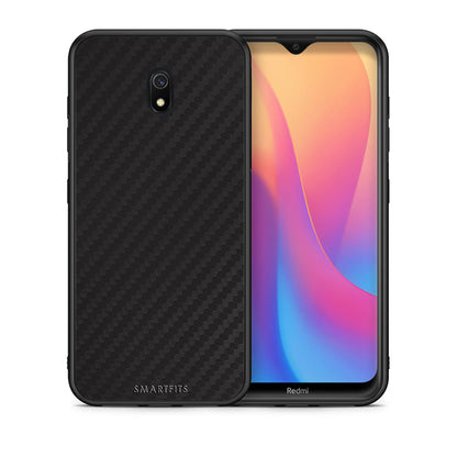 Θήκη Xiaomi Redmi 8A Carbon Black από τη Smartfits με σχέδιο στο πίσω μέρος και μαύρο περίβλημα | Xiaomi Redmi 8A Carbon Black case with colorful back and black bezels