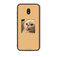 Thumbnail for Xiaomi Redmi 8A Cat Tongue θήκη από τη Smartfits με σχέδιο στο πίσω μέρος και μαύρο περίβλημα | Smartphone case with colorful back and black bezels by Smartfits