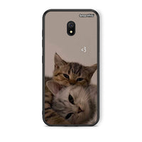 Thumbnail for Xiaomi Redmi 8A Cats In Love Θήκη από τη Smartfits με σχέδιο στο πίσω μέρος και μαύρο περίβλημα | Smartphone case with colorful back and black bezels by Smartfits