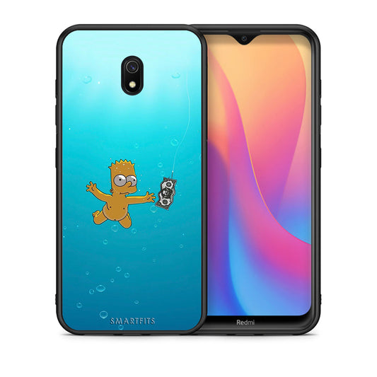 Θήκη Xiaomi Redmi 8A Chasing Money από τη Smartfits με σχέδιο στο πίσω μέρος και μαύρο περίβλημα | Xiaomi Redmi 8A Chasing Money case with colorful back and black bezels