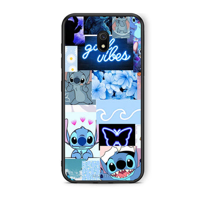 Xiaomi Redmi 8A Collage Good Vibes Θήκη Αγίου Βαλεντίνου από τη Smartfits με σχέδιο στο πίσω μέρος και μαύρο περίβλημα | Smartphone case with colorful back and black bezels by Smartfits