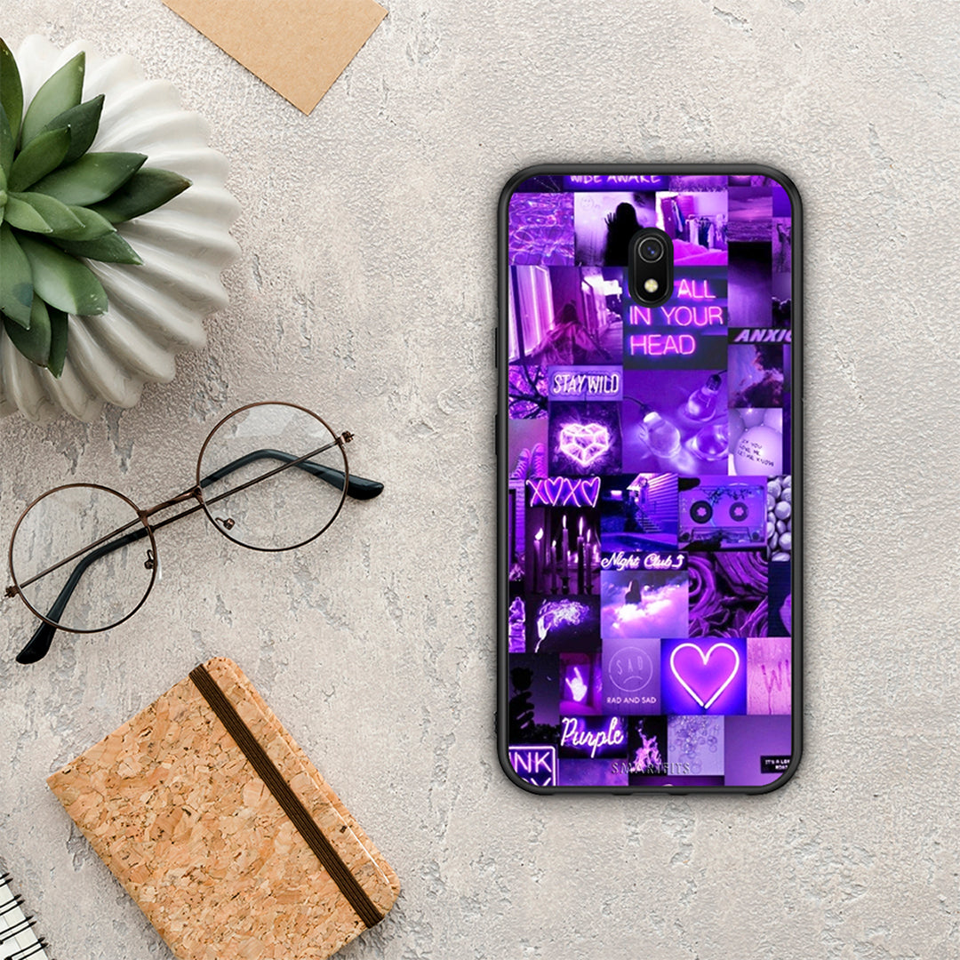 Collage Stay Wild - Xiaomi Redmi 8A θήκη
