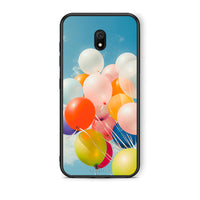 Thumbnail for Xiaomi Redmi 8A Colorful Balloons θήκη από τη Smartfits με σχέδιο στο πίσω μέρος και μαύρο περίβλημα | Smartphone case with colorful back and black bezels by Smartfits