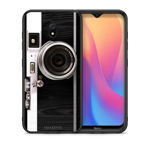 Θήκη Xiaomi Redmi 8A Emily In Paris από τη Smartfits με σχέδιο στο πίσω μέρος και μαύρο περίβλημα | Xiaomi Redmi 8A Emily In Paris case with colorful back and black bezels