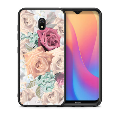 Θήκη Xiaomi Redmi 8A Bouquet Floral από τη Smartfits με σχέδιο στο πίσω μέρος και μαύρο περίβλημα | Xiaomi Redmi 8A Bouquet Floral case with colorful back and black bezels