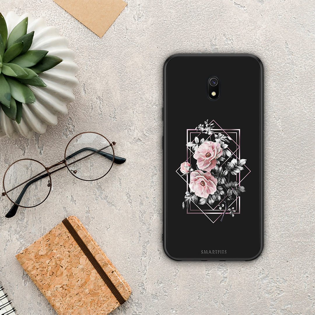 Flower Frame - Xiaomi Redmi 8A θήκη
