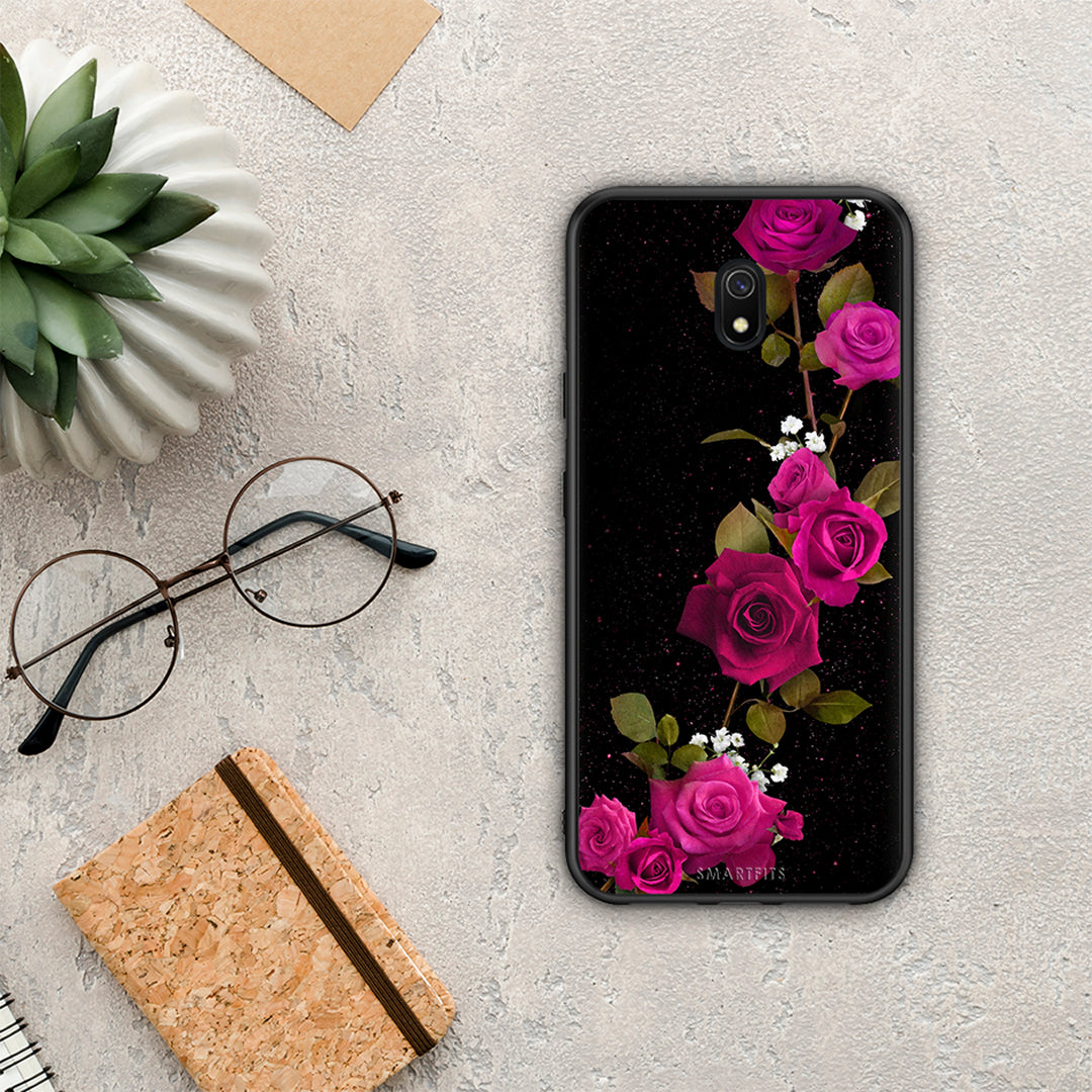 Flower Red Roses - Xiaomi Redmi 8A θήκη