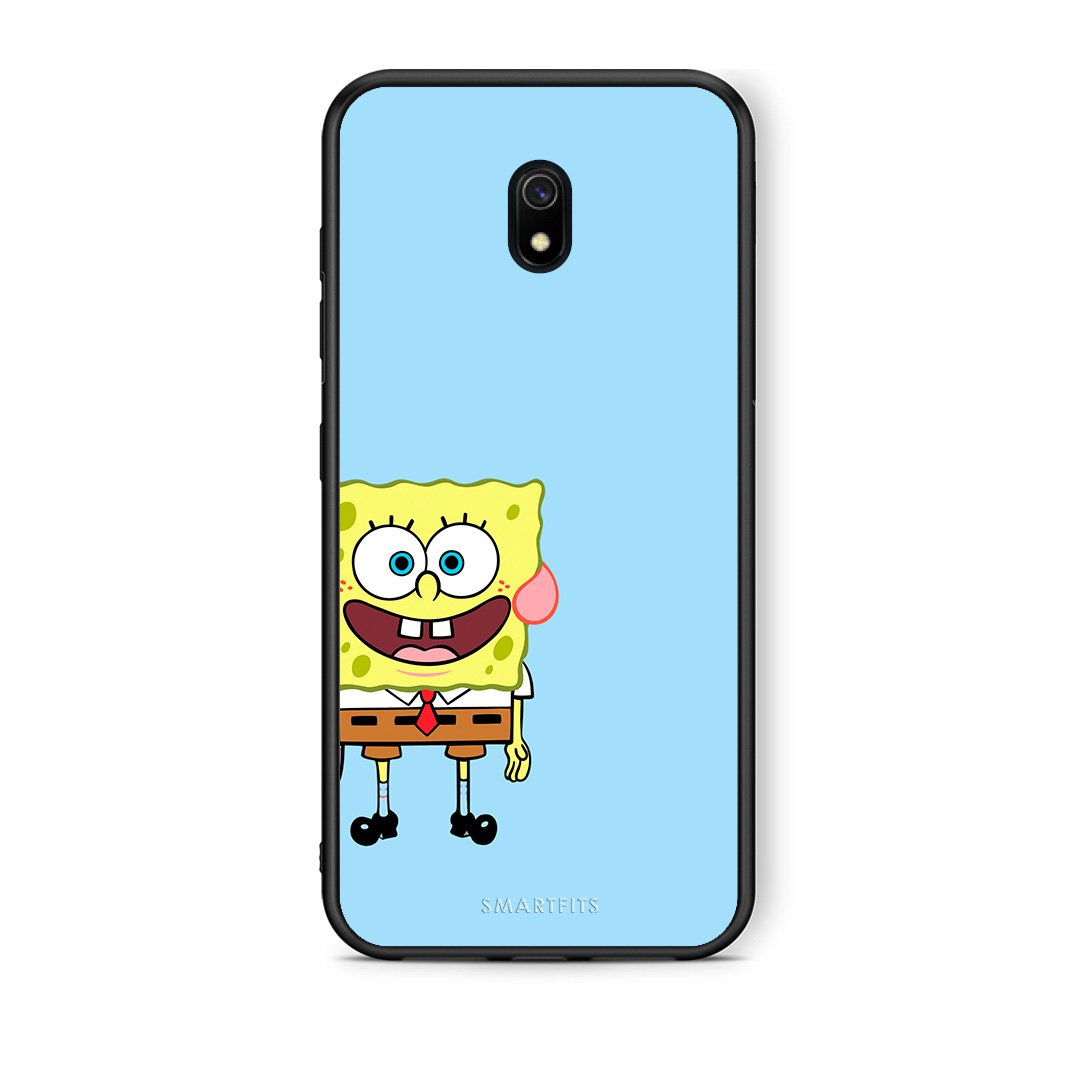 Xiaomi Redmi 8A Friends Bob θήκη από τη Smartfits με σχέδιο στο πίσω μέρος και μαύρο περίβλημα | Smartphone case with colorful back and black bezels by Smartfits