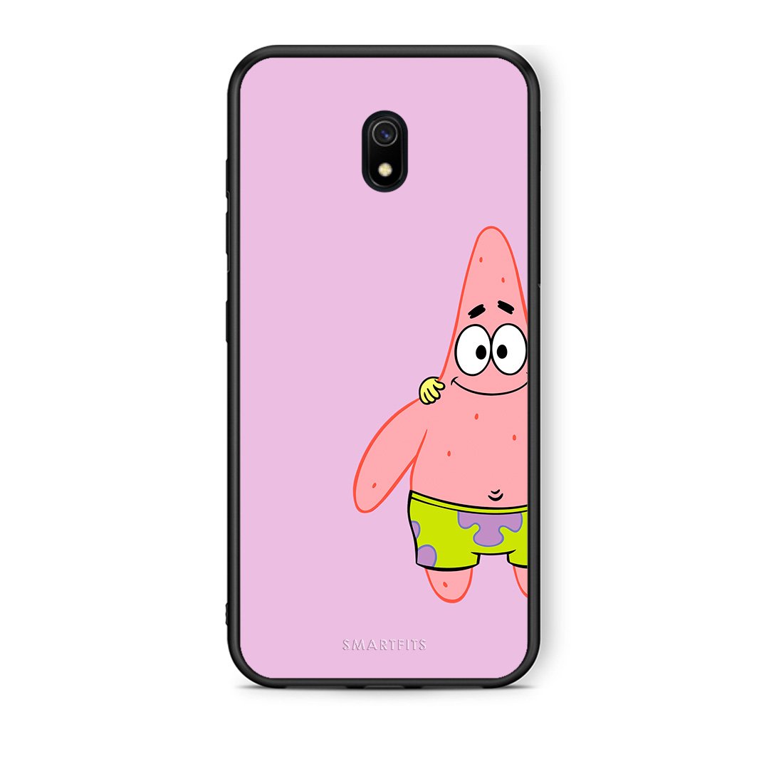 Xiaomi Redmi 8A  Friends Patrick θήκη από τη Smartfits με σχέδιο στο πίσω μέρος και μαύρο περίβλημα | Smartphone case with colorful back and black bezels by Smartfits