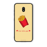 Thumbnail for Xiaomi Redmi 8A Fries Before Guys Θήκη Αγίου Βαλεντίνου από τη Smartfits με σχέδιο στο πίσω μέρος και μαύρο περίβλημα | Smartphone case with colorful back and black bezels by Smartfits
