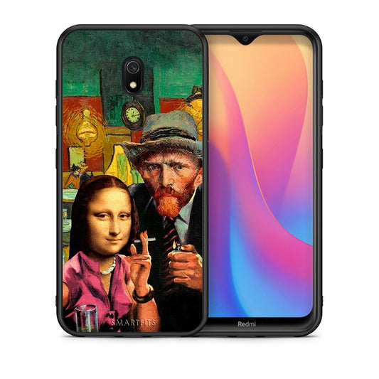 Θήκη Xiaomi Redmi 8A Funny Art από τη Smartfits με σχέδιο στο πίσω μέρος και μαύρο περίβλημα | Xiaomi Redmi 8A Funny Art case with colorful back and black bezels