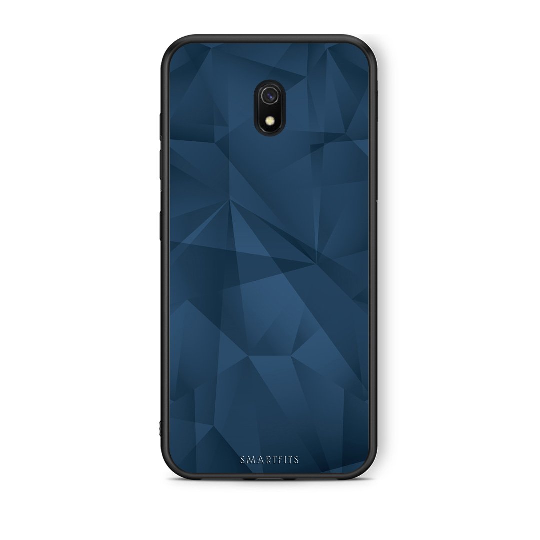 39 - Xiaomi Redmi 8A Blue Abstract Geometric case, cover, bumper
