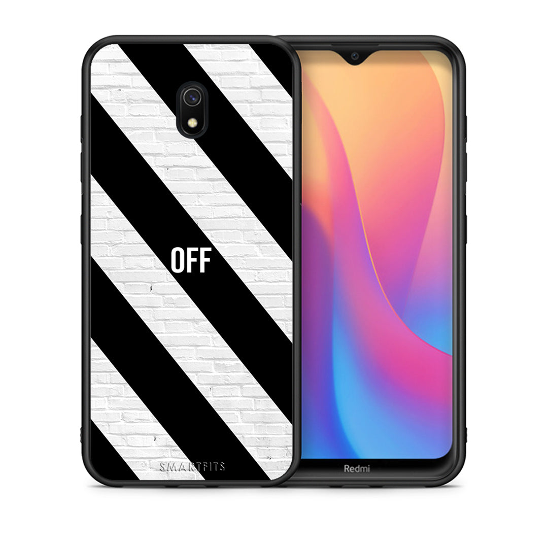 Θήκη Xiaomi Redmi 8A Get Off από τη Smartfits με σχέδιο στο πίσω μέρος και μαύρο περίβλημα | Xiaomi Redmi 8A Get Off case with colorful back and black bezels
