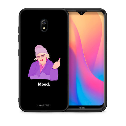Θήκη Xiaomi Redmi 8A Grandma Mood Black από τη Smartfits με σχέδιο στο πίσω μέρος και μαύρο περίβλημα | Xiaomi Redmi 8A Grandma Mood Black case with colorful back and black bezels